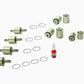 aFe Control PFADT Alum Frame Drag Rear Solid Spherical C/A Bearings Set; 06-13 Chevy Corvette C6 Z06 - 460-401004-A