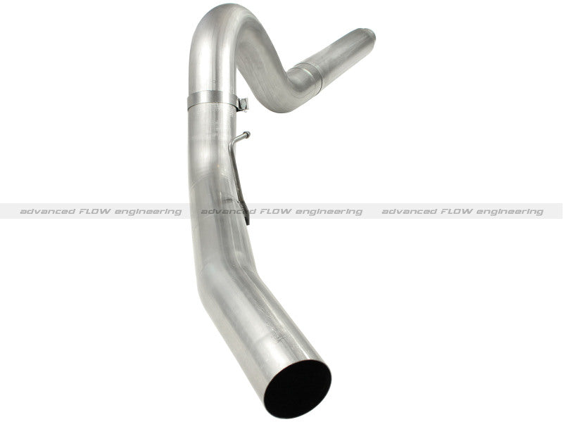 aFe MACHForce XP 5in DPF-Back Stainless Steel Exh Sys, No tip, Ford Diesel Trucks 08-10 V8-6.4L - 49-43054