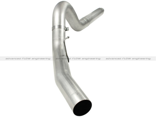 aFe MACHForce XP 5in DPF-Back Stainless Steel Exh Sys, No tip, Ford Diesel Trucks 08-10 V8-6.4L - 49-43054