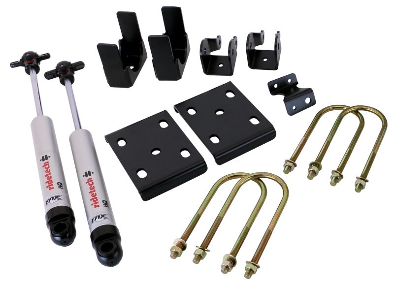 Ridetech 90-93 Chevy C1500 and 454SS StreetGrip System w/ HD Drop Spindles - 11370115