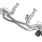 AFe MACH Force-Xp 304 Stainless Steel Cat-Back Exhaust Carbon 2020 Chevrolet Corvette C8 - 49-34124NM-C