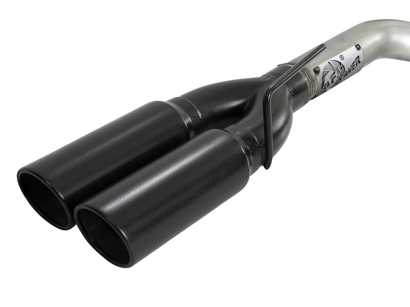aFe 23-24 GM Trucks L6-3.0L (td) LZ0 Vulcan Series 3in 304 SS DPF-Back Exhaust System w/ Black Tip - 49-34146-B