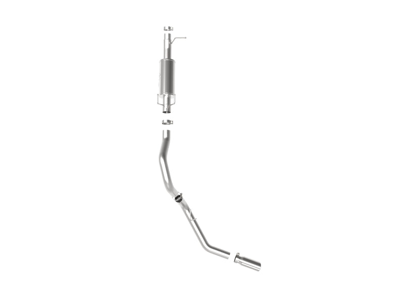 aFe Apollo GT Series 3-1/2in 409 SS Axle-Back Exhaust 17-20 Ford F-250/F-350 w/ Polished Tips - 49-43116-P