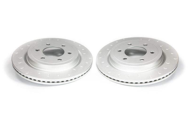 Alcon 2010+ Ford F-150 336x24mm Slotted Rotor Kit w/ Electric Park Brake - Rear - ALADKR3430X1218C