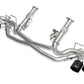 AFe MACH Force-Xp 304 Stainless Steel Cat-Back Exhaust Black 2020 Chevrolet Corvette C8 - 49-34124NM-B