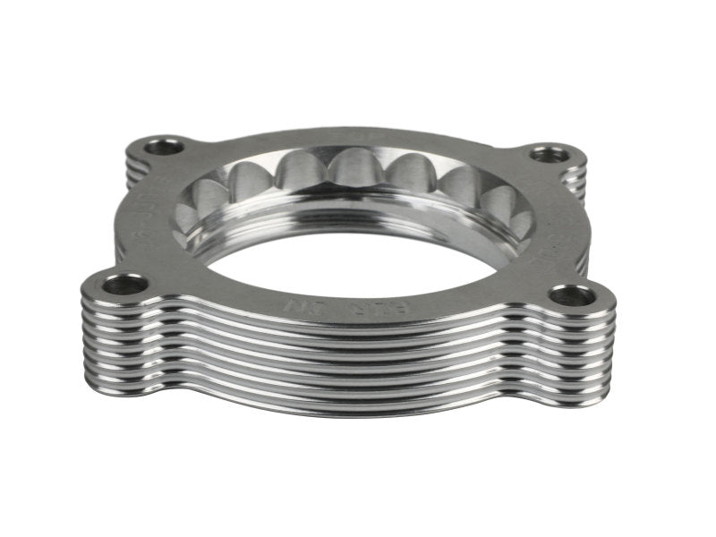 aFe 11-14 Ford Mustang/ 11-14 Ford F-150 V6 3.7L Silver Bullet Throttle Body Spacer - Silver - 46-33016