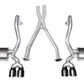 Corsa 1997-2004 Chevrolet Corvette C5 Z06 5.7L V8 Black Xtreme Cat-Back + XO Exhaust - 14114BLK
