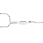 aFe Gemini XV 3in 304 SS Cat-Back Exhaust w/ Cutout 19-21 GM Silverado/Sierra 1500 V8- w/ Black Tips - 49-34139-B