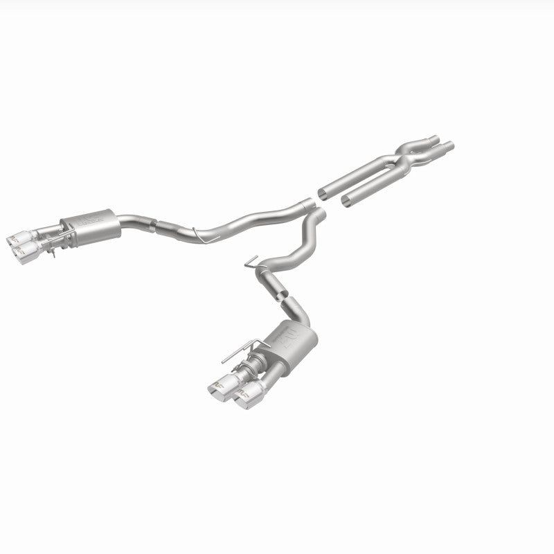 MagnaFlow SYS Cat-Back 2018 Ford Mustang GT 5.0L Competition Dual Exit Polished 4in Tips - 19368