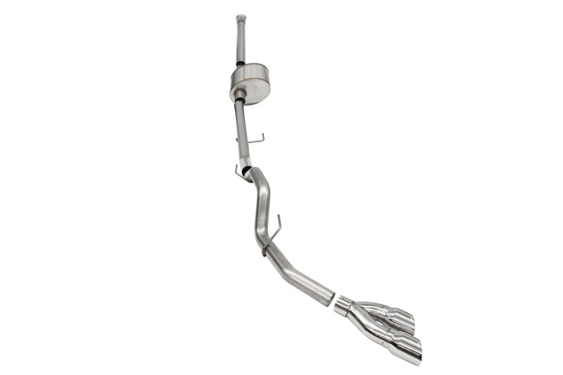 Corsa 2021-2025 Ford F-150 SuperCrew/6.5in Bed 5.0L V8 Xtreme Cat-Back Dual Side Exit-Polished - 21151