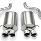 Corsa 2005-2007 Chevrolet Corvette C6 6.0L V8 Polished Sport Axle-Back Exhaust - 14169