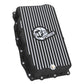 aFe 20-26 GM Trucks L6 3.0L Transmission Pan - Black w/ Machined Fins - 46-71420B