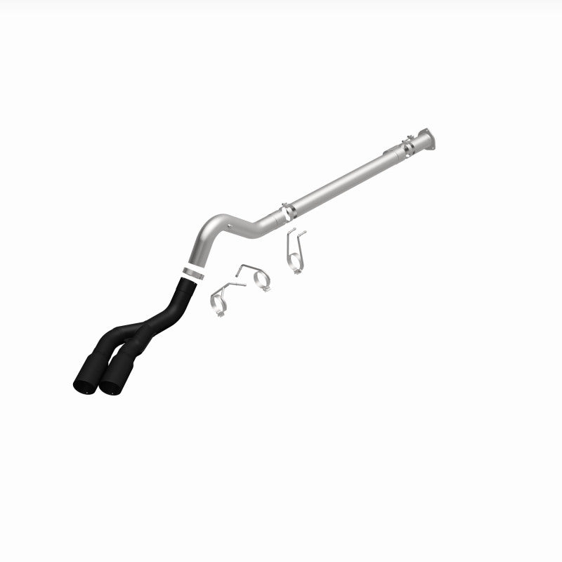 MagnaFlow 08-18 Ford F-250/F-350/F-450 4.6L/6.7 DPF-Back Black 4in Dual Single Rear Exit - 17068