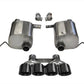 Corsa 14-19 Chevy Corvette C7 Coupe 6.2L V8 AT/MT 2.75in Valve-Back Dual Rear Exit Black Xtreme Exht - 14762BLK