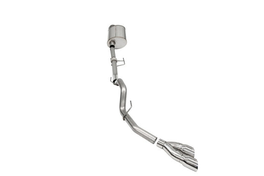 Corsa 2021-2025 Ford F-150 Regular Cab/ 8in Bed 3.5L V6 Sport Cat-Back Single Side Exit-Polished - 21163