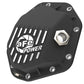 aFe 19-25 GM Trucks Front Diff Cover - Black w/ Machined Fins - 46-71430B