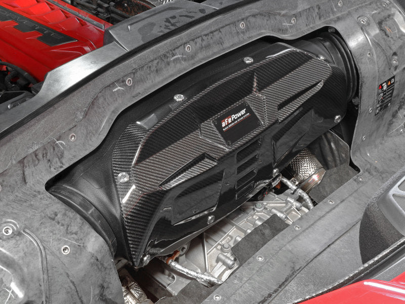 aFe Black Series Carbon Fiber Pro 5R Air Intake System 2020 Chevrolet Corvette C8 V8 6.2L - 58-10007R