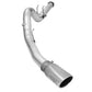 aFe Atlas Exhausts 5in DPF-Back Aluminized Steel Exhaust 2015 Ford Diesel V8 6.7L (td) Polished Tip - 49-03064-P