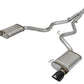 aFe MACHForce XP Exhausts Cat-Back SS-304 EXH w/ Black Tips 15-16 Ford Mustang EcoBoost 2.3L (t) - 49-33084-B