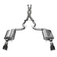Corsa 2015-2017 Ford Mustang GT 5.0 3in Cat Back Exhaust Black Dual Tips (Sport) - 14332BLK