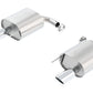 Borla Atak Rear Section 15-17 Ford Mustang 2.3L EcoBoost MT/AT 2.25in pipe 4in tip - 11890