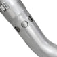 aFe Large Bore-HD 4in 409 Stainless Steel DPF-Back Exhaust w/Polished Tips 15-16 Ford Diesel Truck - 49-43122-P