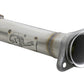 aFe POWER 14-18 Chevrolet Corvette C7 & Z06 Twisted Steel 3in 304 Stainless Steel Mid Pipe w/ Cat - 48-34130-1YC