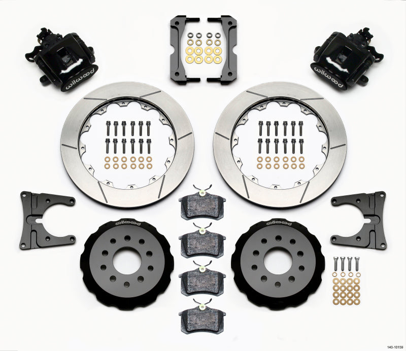 Wilwood Combination Parking Brake Rear Kit 12.88in 2005-2014 Mustang - 140-10159