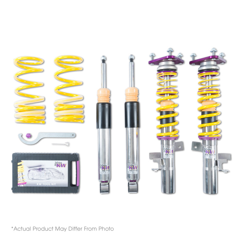 KW Ford Mustang Without Electronic Dampers Clubsport Coilover Kit 2-Way - 35230879