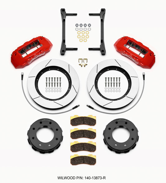 Wilwood TX6R Front Kit 15.00in Red 2011-2015 GM Truck/SUV 2500 - 140-13873-R