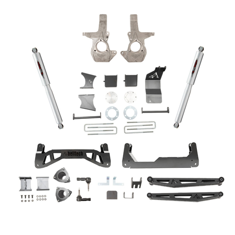 Belltech 07-16 Chevrolet Silverado / GMC Sierra 1500 4WD 7-9" Suspension Lift Kit w/ Shocks - 150201BK