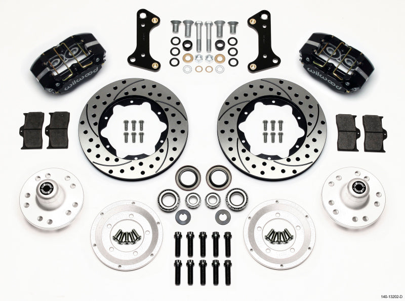 Wilwood Dynapro Dust-Boot Front Kit 11.00in Drilled 67-69 Camaro 64-72 Nova Chevelle - 140-13202-D