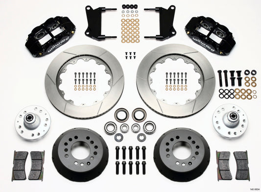 Wilwood Narrow Superlite 6R Front Hub Kit 14.00in 67-69 Camaro 64-72 Nova Chevelle - 140-9804