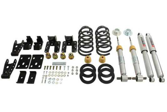 Belltech LOWERING KIT 14-17 Chevy Silverado/Sierra 1in to 2in Front/4in Rear w/ Street Perf Shocks - 987SP