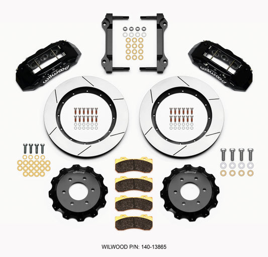 Wilwood TX6R Front Kit 15.50in Black 2010-Up Ford F150 (6 lug) - 140-13865
