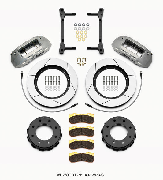 Wilwood TX6R Front Kit 15.00in Clear Ano 2011-2015 GM Truck/SUV 2500 - 140-13873-C