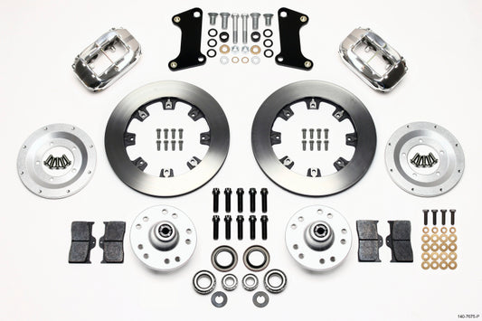 Wilwood Forged Dynalite Front Kit 12.19in Polished 67-69 Camaro 64-72 Nova Chevelle - 140-7675-P