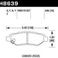 Hawk Camaro V6 HP+ Street Rear Brake Pads - HB639N.645