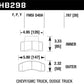Hawk HPS Street Brake Pads - HB298F.787