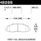 Hawk LTS Street Brake Pads - HB266Y.650