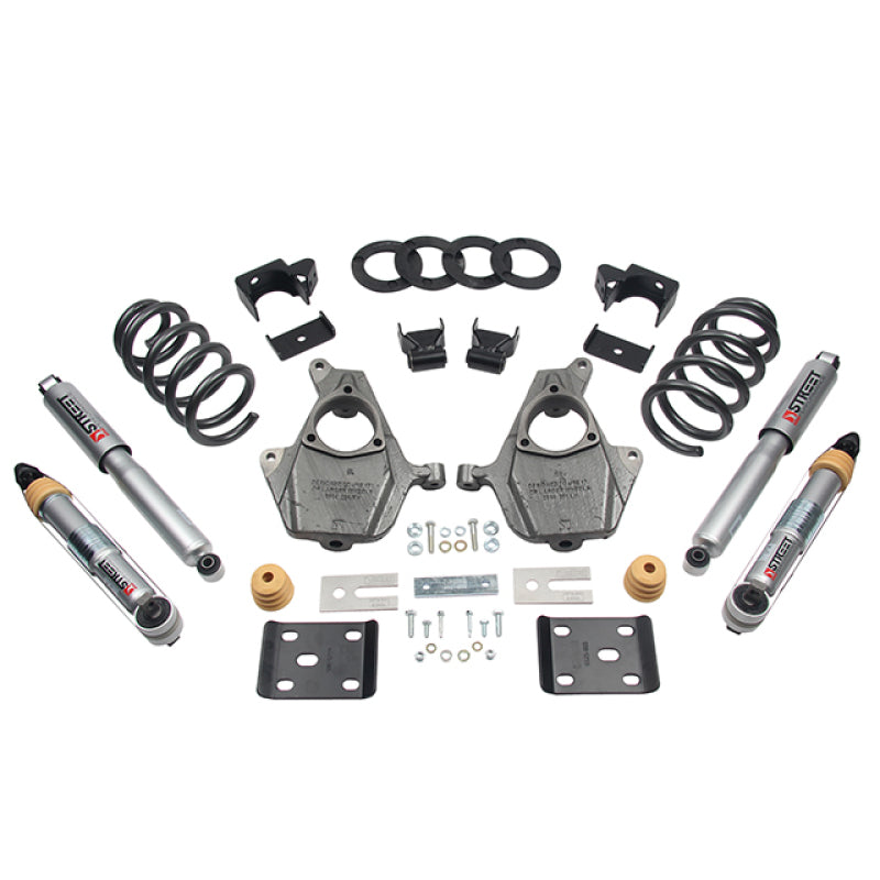 Belltech LOWERING KIT 16.5-17 Chevy Silverado Crew Cab 2WD 3-4F / 7R - 1016SP