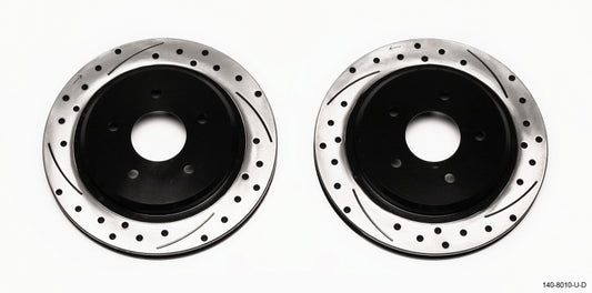 Wilwood Pro-Matrix Rotor Kit Rear-Drilled 97-04 Corvette C5 All / 05-13 C6 Base - 140-8010U-D