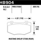 Hawk 15-17 Ford Mustang Shelby GT350/GT350R HP+ Rear Brake Pads - HB904N.630