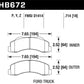 Hawk 10-14 Ford F-150 Front Super Duty Brake Pads - HB672P.714