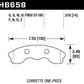 Hawk DTC-80 10-11 Chevy Corvette Grand Sport / 06-08 Corvette Z06 (1 piece) Front Race Brake Pads - HB658Q.570