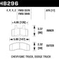 Hawk LTS Street Brake Pads - HB296Y.670