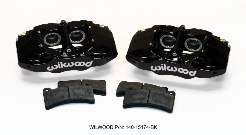 Wilwood DPC56 Rear Caliper Kit Black Corvette All C5 / Base C6 1997-2013 - 140-15174-BK