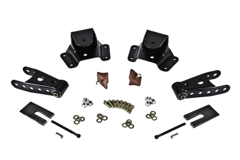 Belltech SHACKLE AND HANGER KIT 75-91 GM C30 CrewCab/Dually 4inch - 6750
