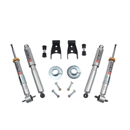 Belltech 15-17 Ford F-150 +1in to -3in Front 2in Rear Lowering Kit - 1002SP