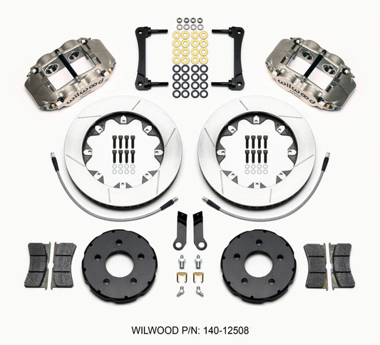 Wilwood Forged Superlite 4R ST BB Front Kit Road Race 2005-2014 Mustang - 140-12508